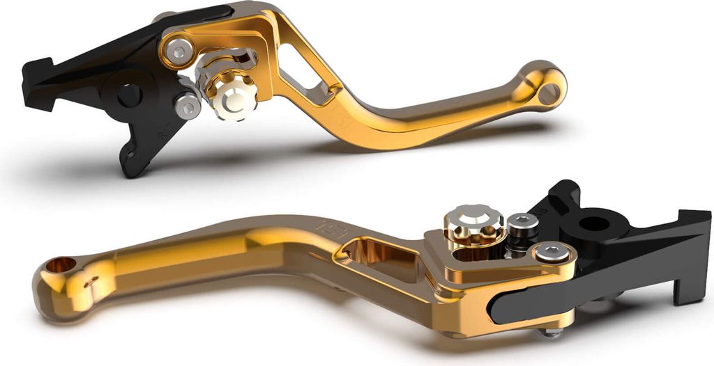 LSL Bremshebel BOW R51, kurz, gold/silber
