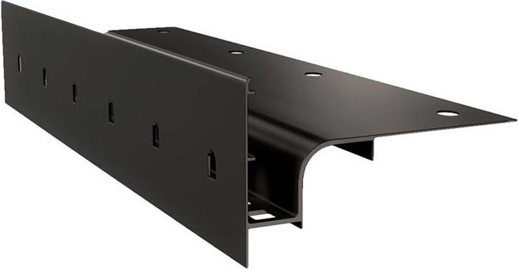 Renoplast Aluminium Traufprofil W30 Belüftungsboden, Profil 200cm, Graphit