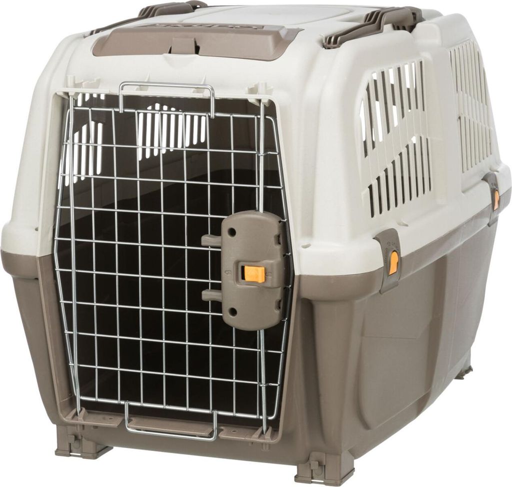 TRIXIE Transportbox Skudo - taupe/sand - 48 × 51 × 68 cm