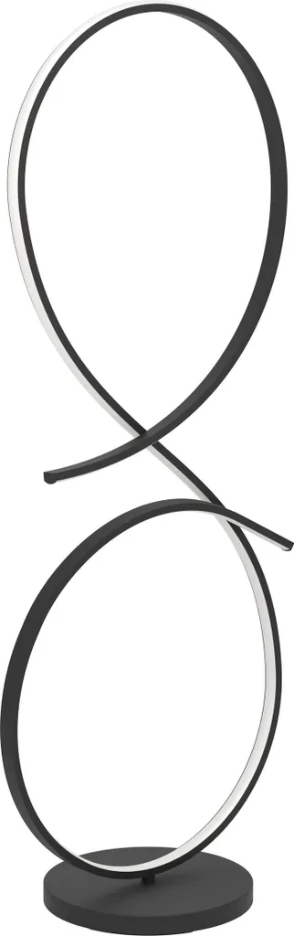 Lampadaire LED Noir Design Eglo Serpins - Luminaire de Sol Compact