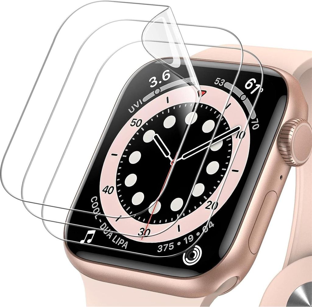 2x TPU ochranná fólie Apple Watch Series 4 a 5 s ochranou Obrázek produktu 
