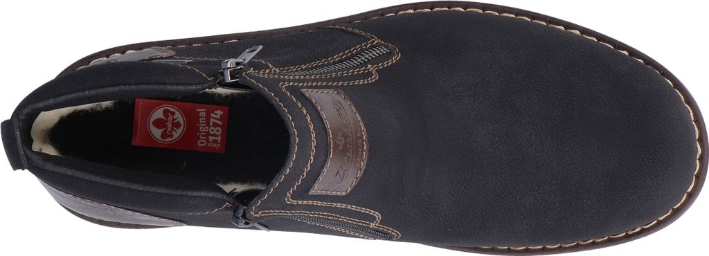 Rieker Herren Stiefelette Boots Reißverschluss Winterboots Produktbild 