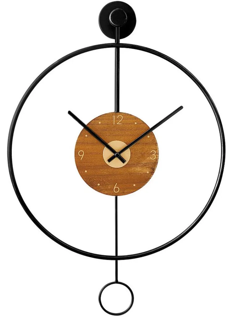 Horloge MPM Circulo en métal avec mécanisme silencieux et épuré 40cm