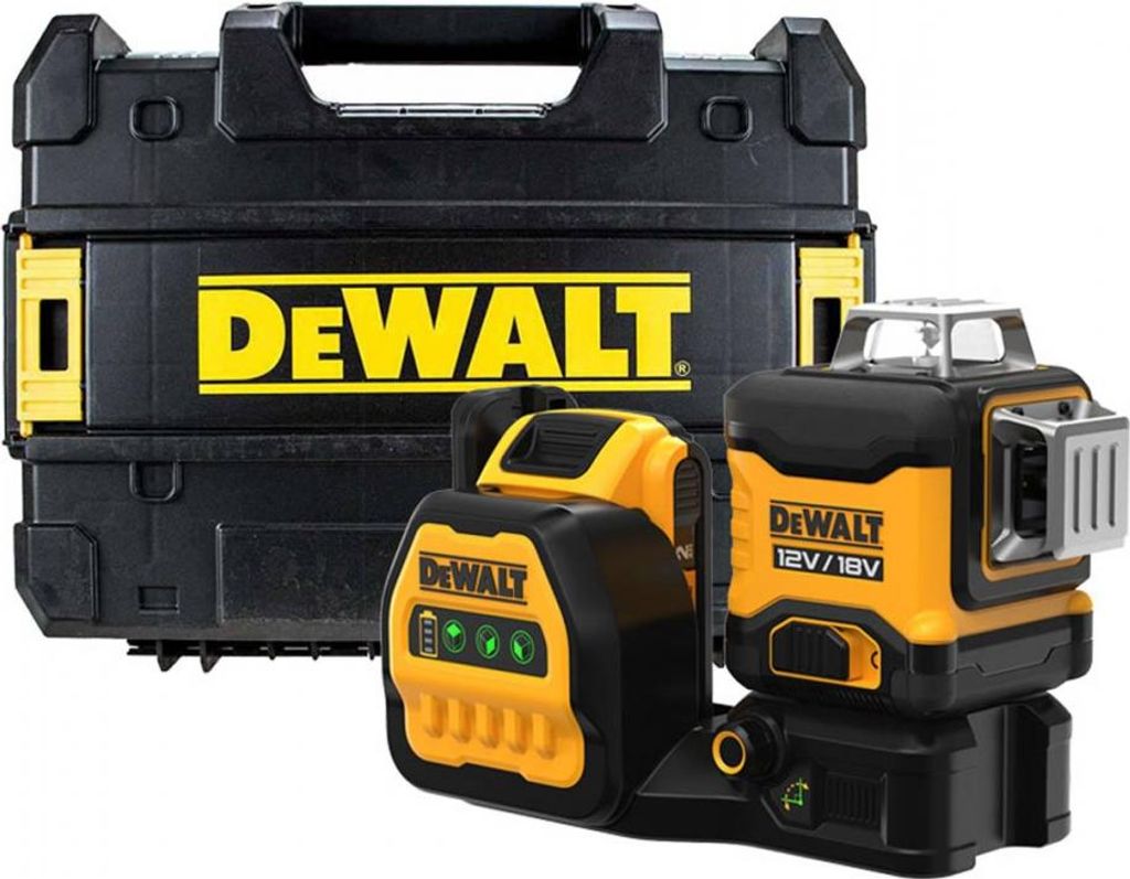 DeWALT – 3-Linien-Lasernivelliergerät mit grünem Strahl, 18 Produktbild 