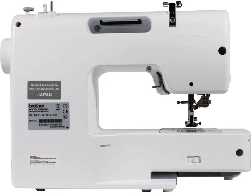 Machine à coudre électronique Brother FS70WTXVM1 polyvalente et robuste - 8
