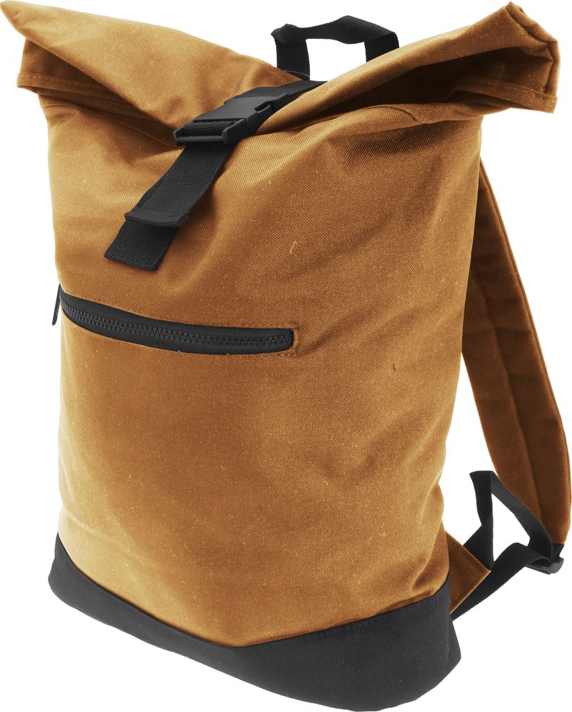 Bagbase Roll-Top Rucksack (12 Liter) (2 Stück/Packung) BC4177 (Einheitsgröße) (Karamell)