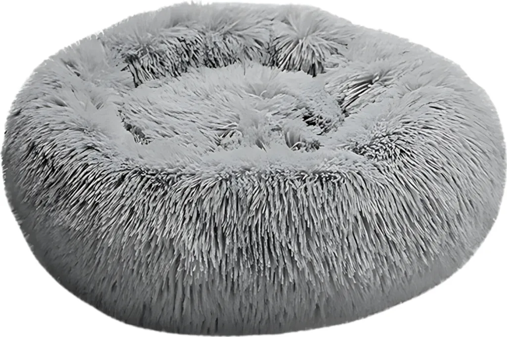 Lit pour chien et chat 80 cm - Panier apaisant déhoussable et lavable
