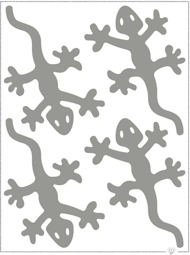 Bügelbild reflektierender Aufbügler 1 Bogen, mehr Sichtbarkeit im Straßenverkehr