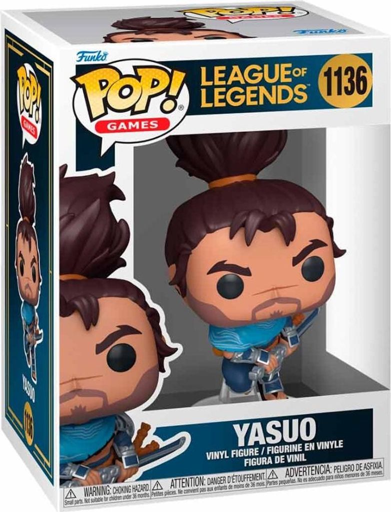 League of Legends Yasuo POP-Figur - Gaming-Spielzeug zum Sammeln