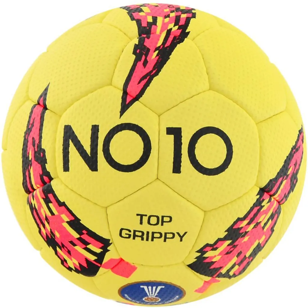 Ballon de handball taille 3 jaune NO10 pour matchs en salle