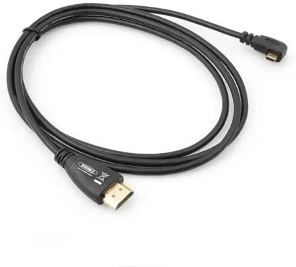 Adattatore per cavo HDMI da micro a standard System-S ad angolo