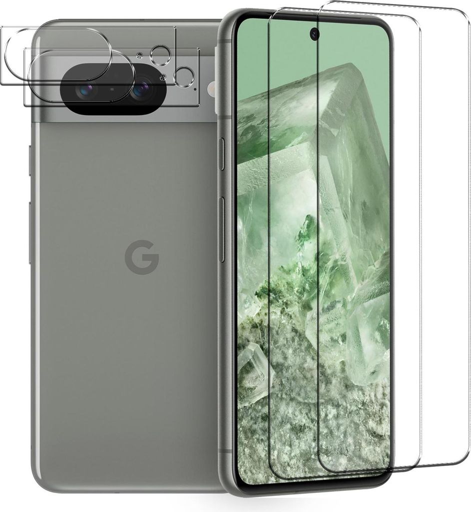 Vetro blindato per Google Pixel 8 pellicola protettiva 2x Immagine del prodotto 