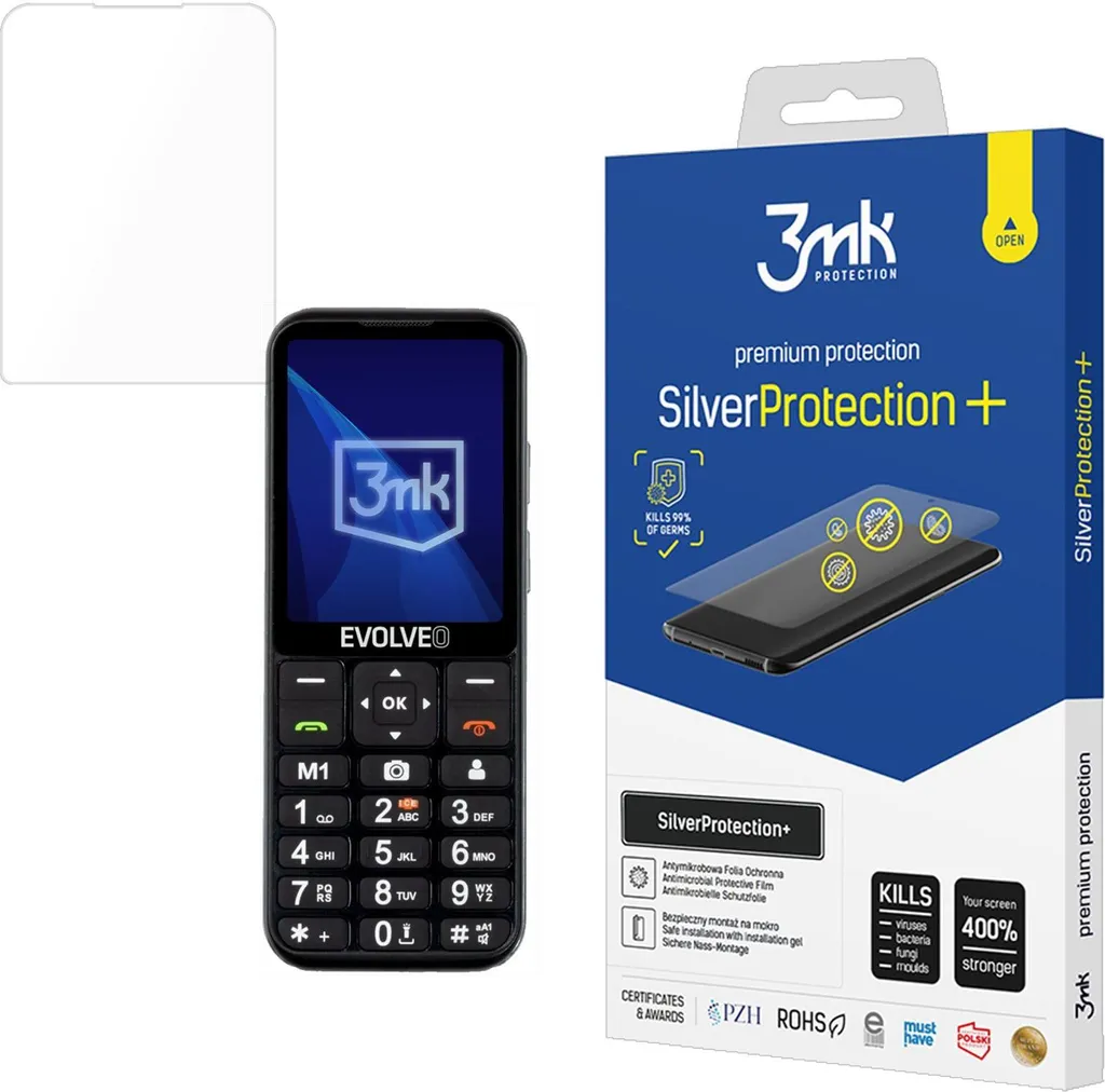 Evolveo Easyphone Lt + Pellicola 3Mk: Il Miglior Regalo per i Nonni