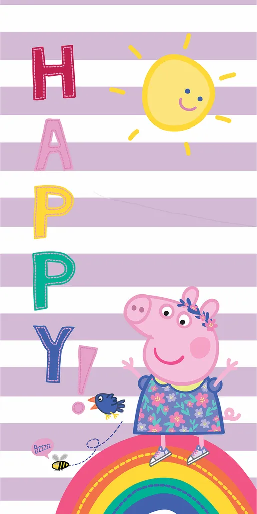 Telo Mare Peppa Pig 75x150 Originale - Morbidezza Tradizionale