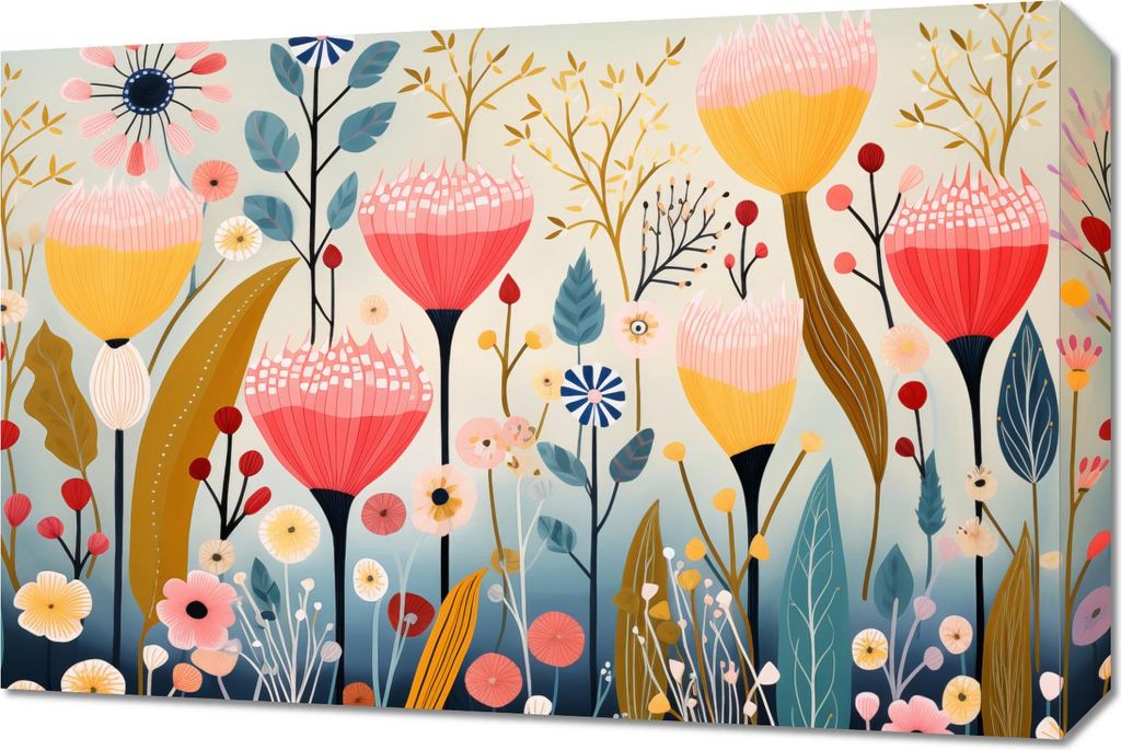 Bild 60x40cm Traumgarten