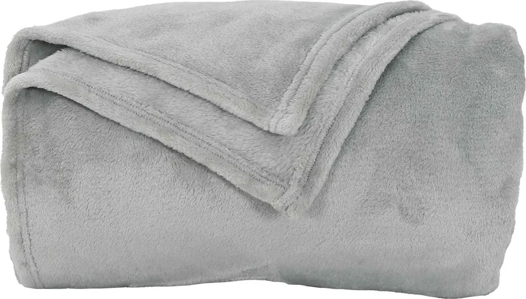 vidaXL Coperte 6 pezzi grigio 130 x 150 cm in pile - 5