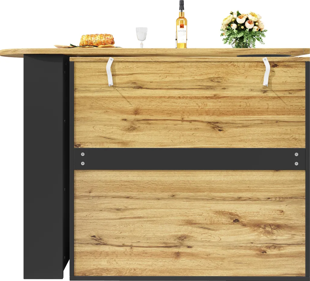 Table de cuisine avec rangement ajustable pour optimiser l'espace - 14