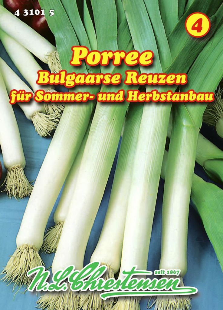 Porree Bulgaarse Reuzen | Lauchsamen von N.L. Chrestensen