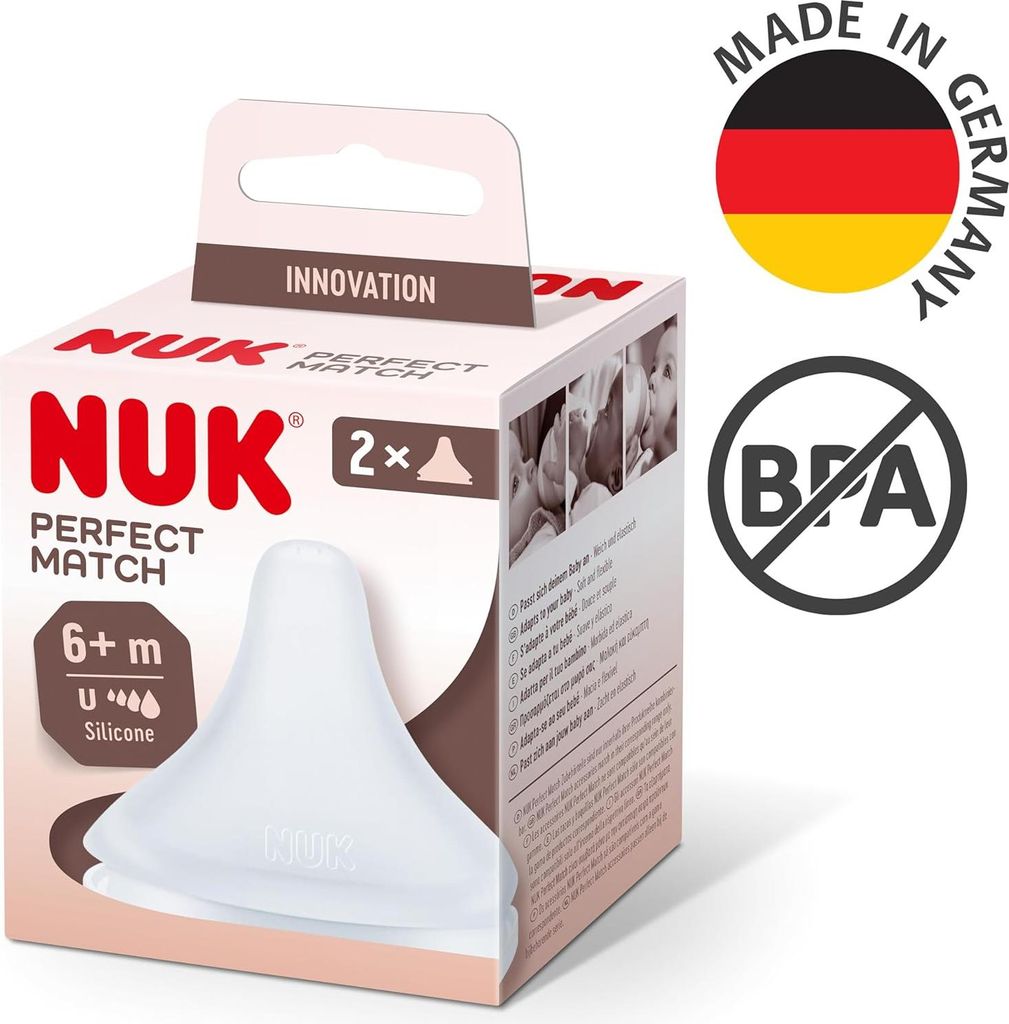 NUK Perfect Match tettarella per biberon | Da 6 mesi | Si Immagine del prodotto 