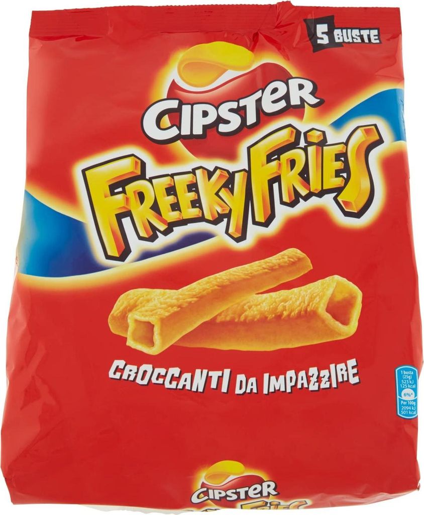 Saiwa Chips Cipster freeky fries 5 Portionstüten á 25g kartoffel gesalzen