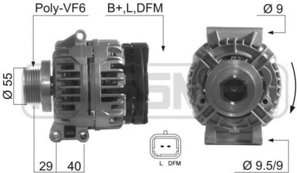 Alternateur 7700429310 compatible Dacia Logan, Sandero, Renault Laguna, Kangoo