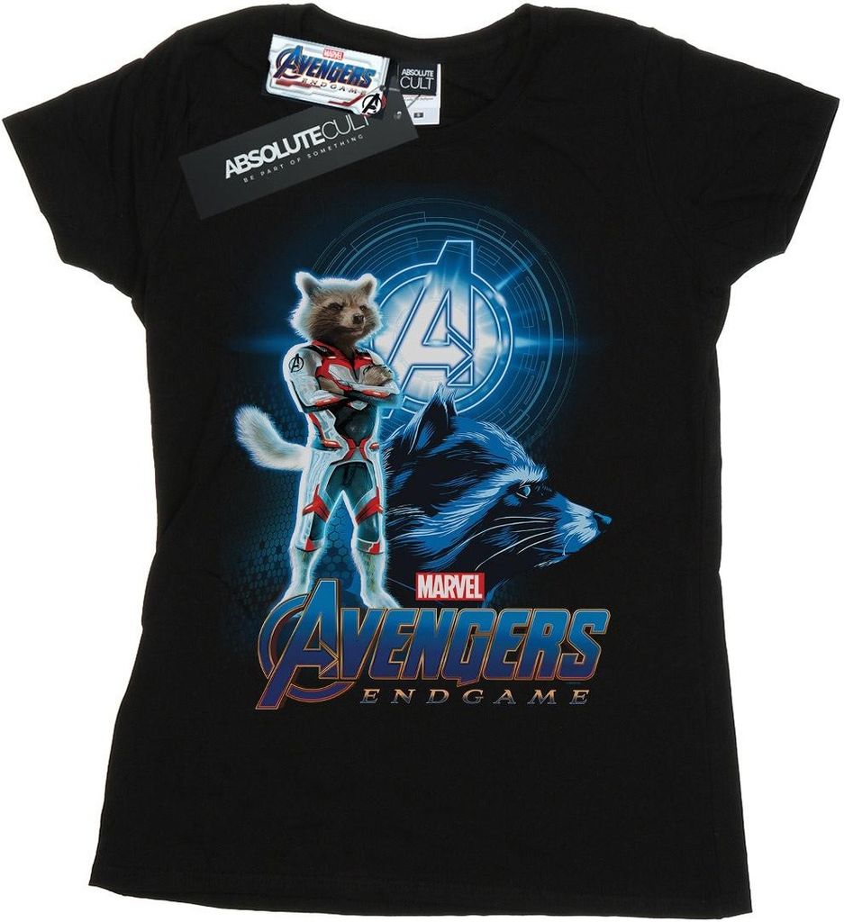 Marvel - "Avengers Endgame" T-Shirt für Damen BI5589 (S) (Schwarz)