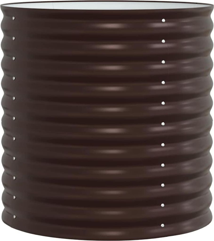 Hochbeet Braun 80 x 80 x 81 cm Stahl