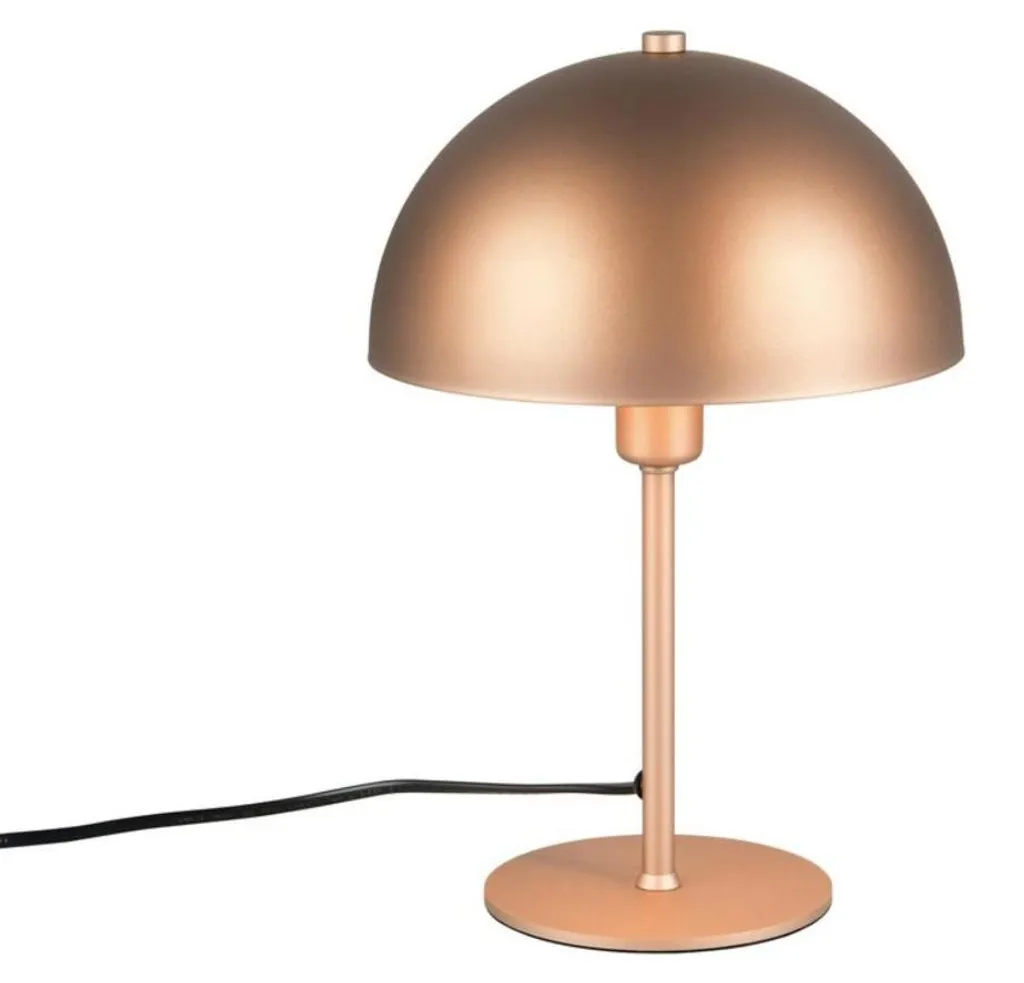 Lampe à poser métal café NOLA design compact 20x30 cm luminaire E14 Trio