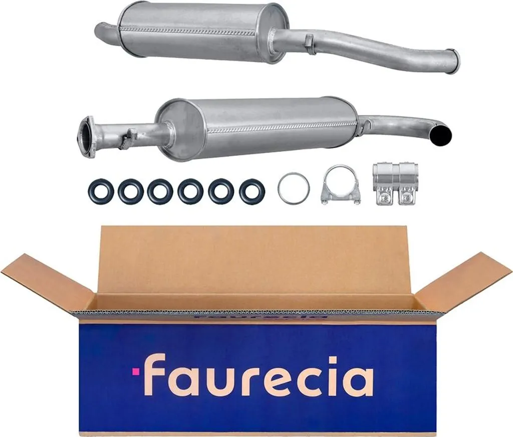 Silencieux arrière Faurecia Fiat Ducato pour valider le contrôle technique