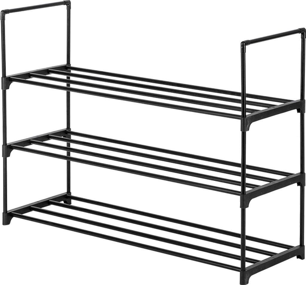 3 Ebenen 90 x 30 x 66cm Schuhständer Schuhablage Produktbild 5