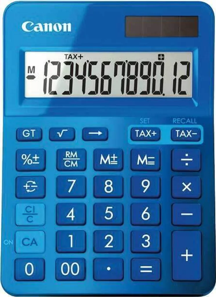 Calculatrice Canon LS-123K-MGR écologique verte avec écran LCD géant