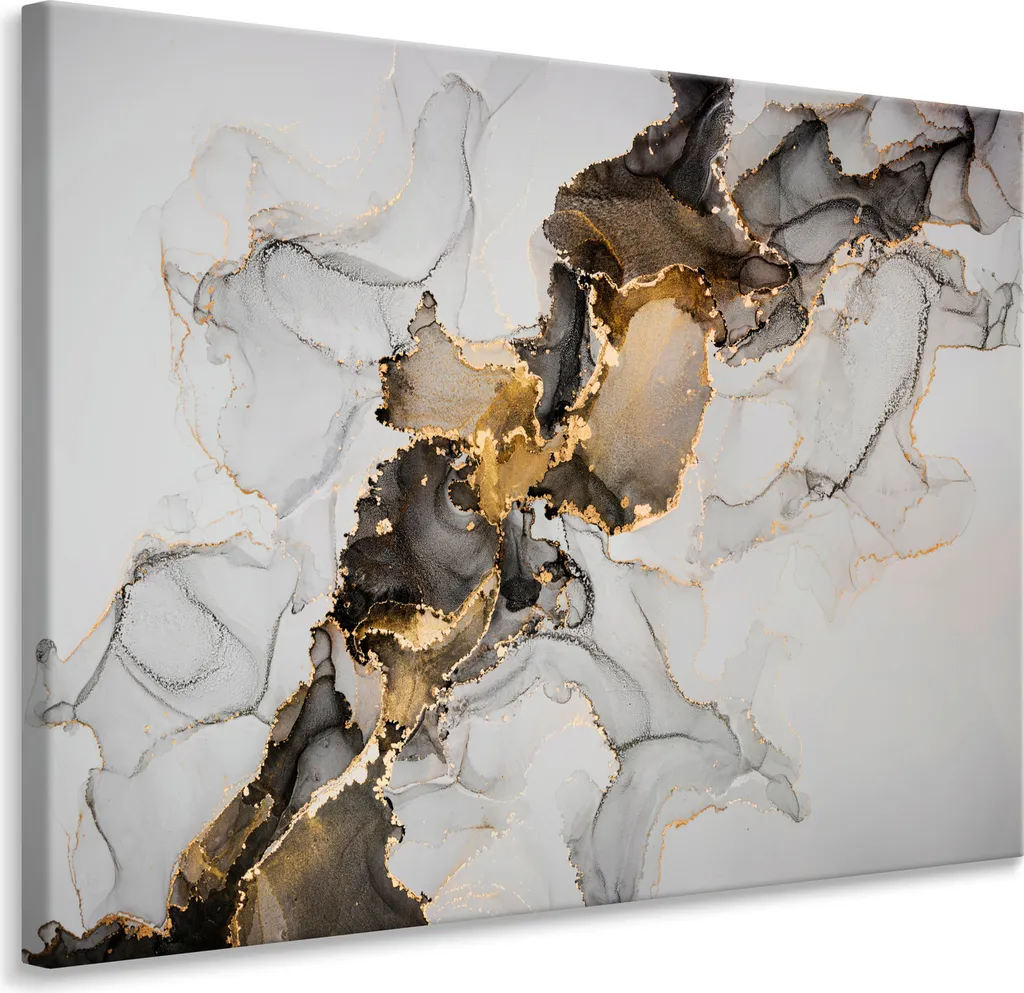 Muralo su tela MARMOR astrazione motivo alla moda decorazione murale per il soggiorno 100 cm x 70 cm