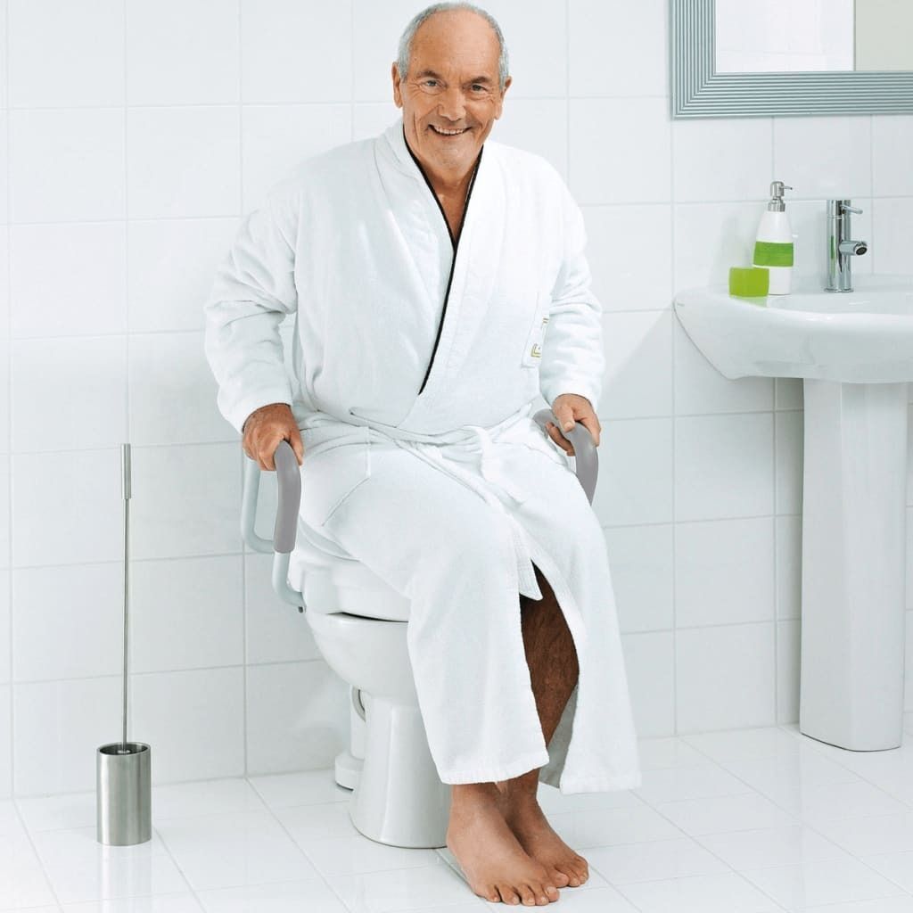 Sedile per WC RIDDER con maniglione di sicurezza Bianco 150 Immagine del prodotto 