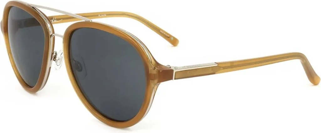 Lunettes de soleil de luxe pour homme Phillip Lim PL16 Orange Rectangulaire