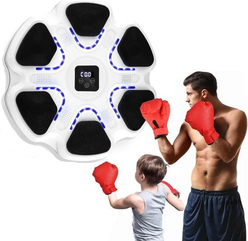 Cible de boxe murale intelligente et électronique pour entraînement LED