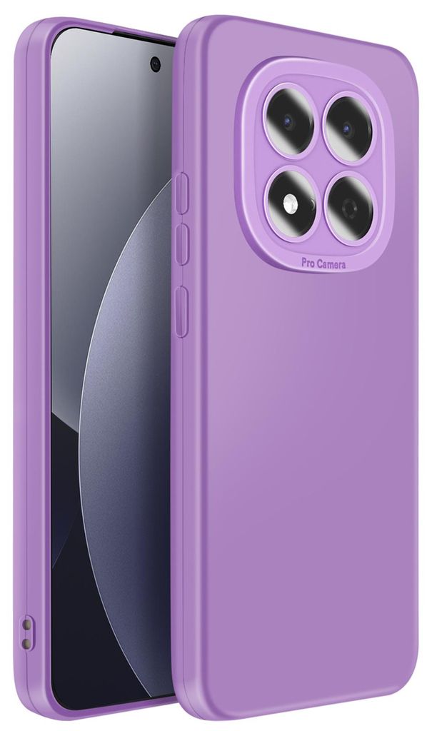 Avizar, Silikonhülle mit erhöhtem Kamerarand für Xiaomi Redmi Note 15 Pro 4G, Violett