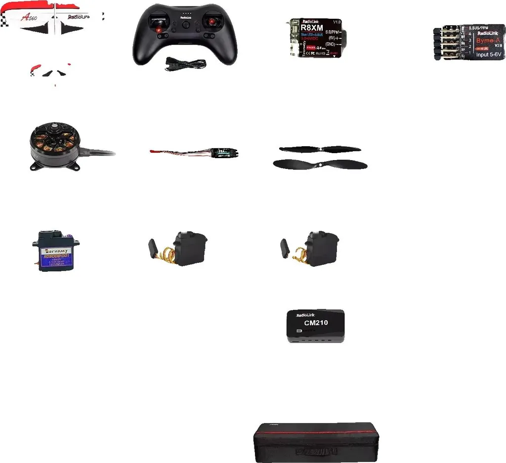 Avion RC 3D EPP 4CH M2 avec 2 Batteries - Modèle Radiocommandé Complet