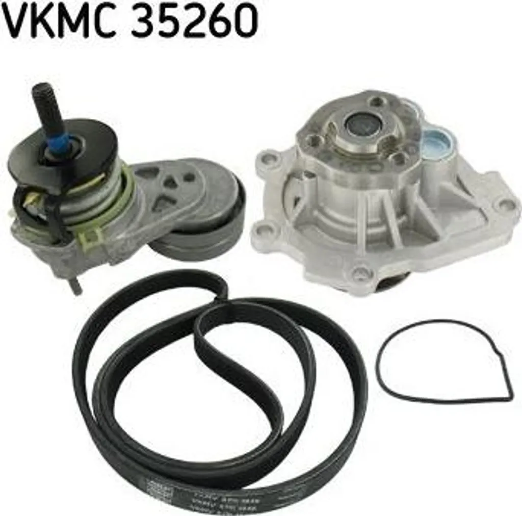 Pack Révision Distribution et Pompe à Eau pour Opel Zafira et Astra H