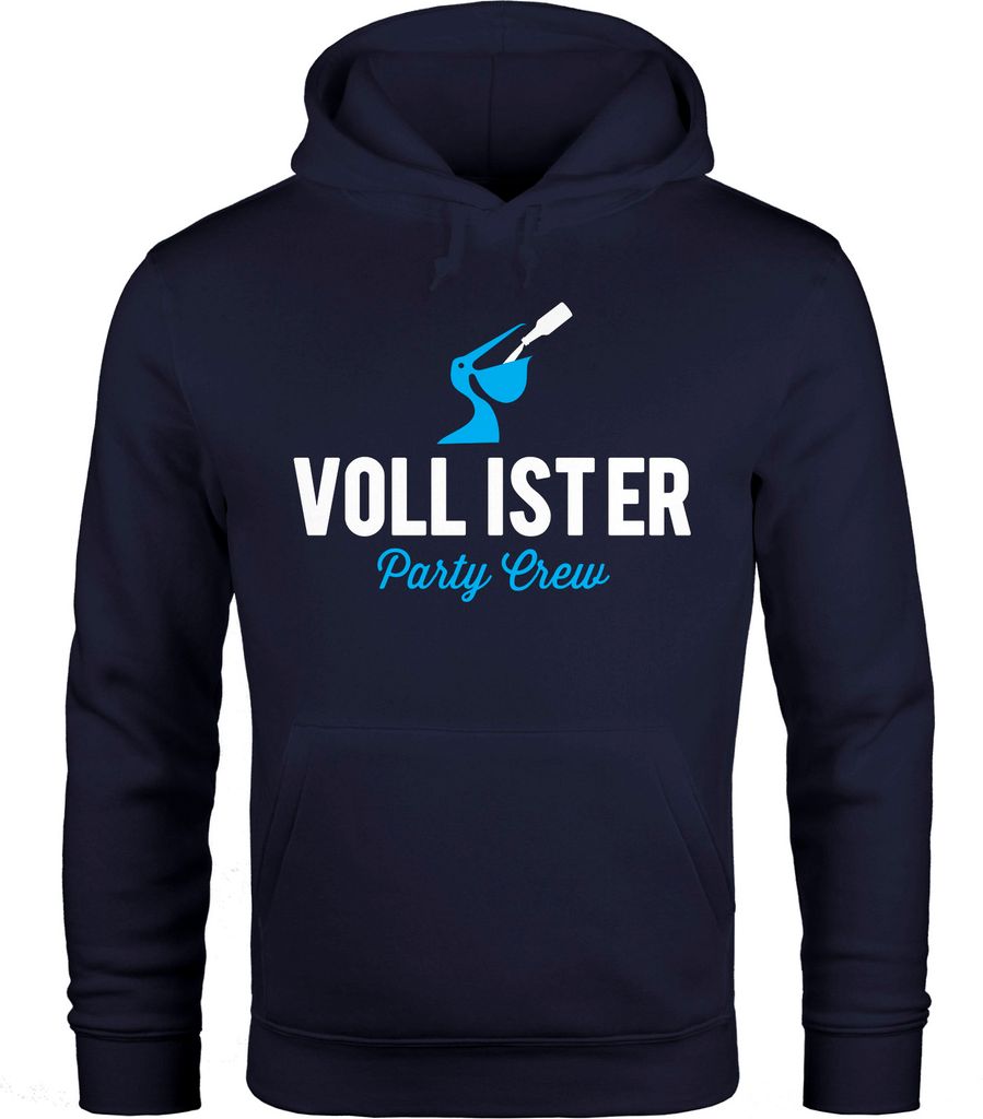 Vollister Kapuzen-Pullover Hoodie Herren Moonworks navy S