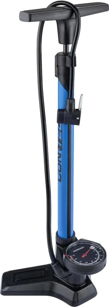 CONTEC Ct Air Support Twist Compresseur à Main Noir et Bleu pour Vélo