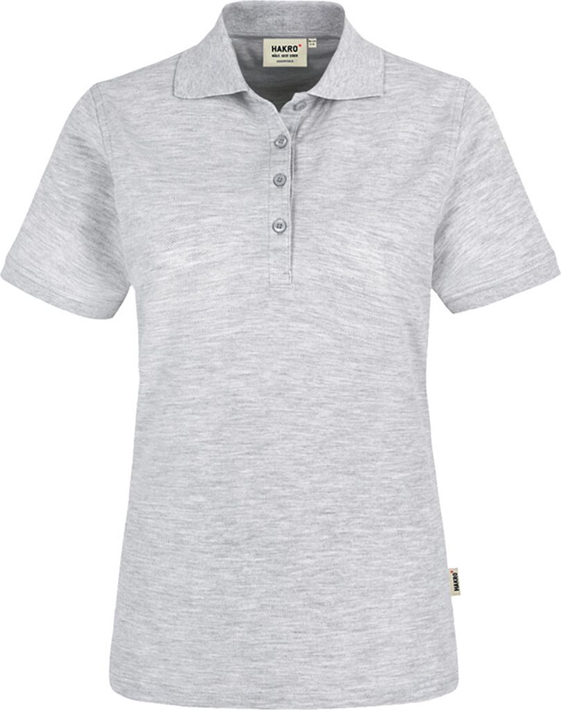 HAKRO Poloshirt Classic Damen #110 Gr. XL ash-meliert
