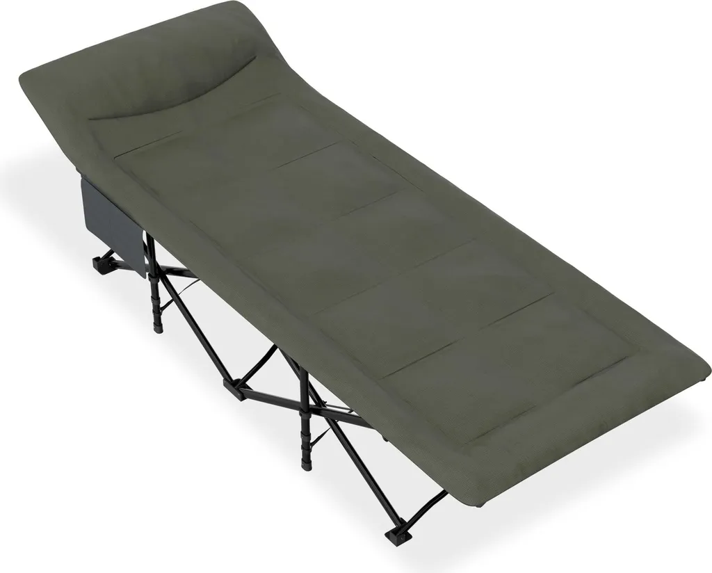 Lit de voyage pliable pour camping et invités avec couchage complet