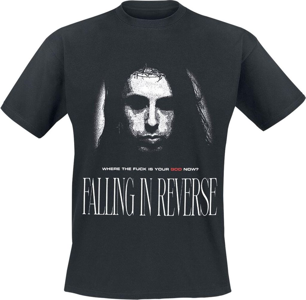 Falling In Reverse T-Shirt Herren Where Is Your God Now schwarz XXL