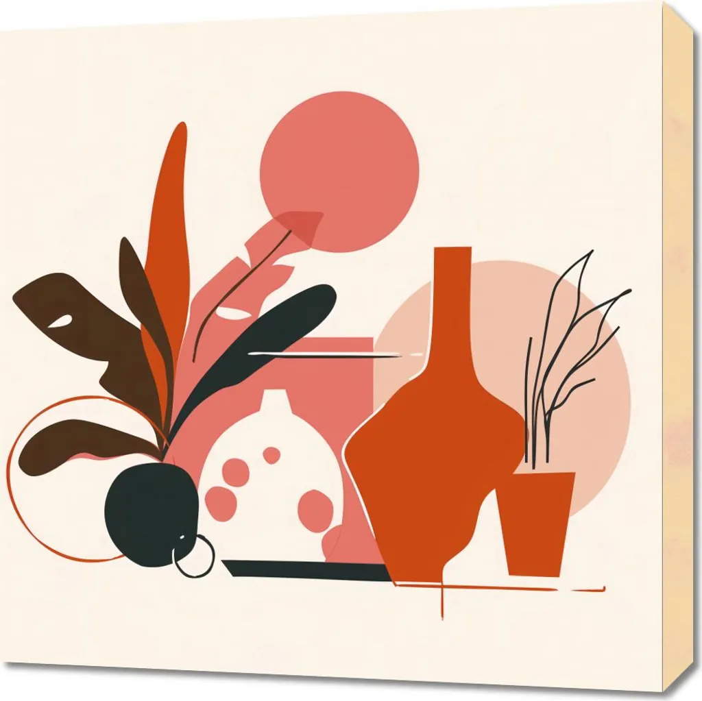 Decorazione Parete Gesti Calorosi 60x60 - Quadro d'Autore per Interni