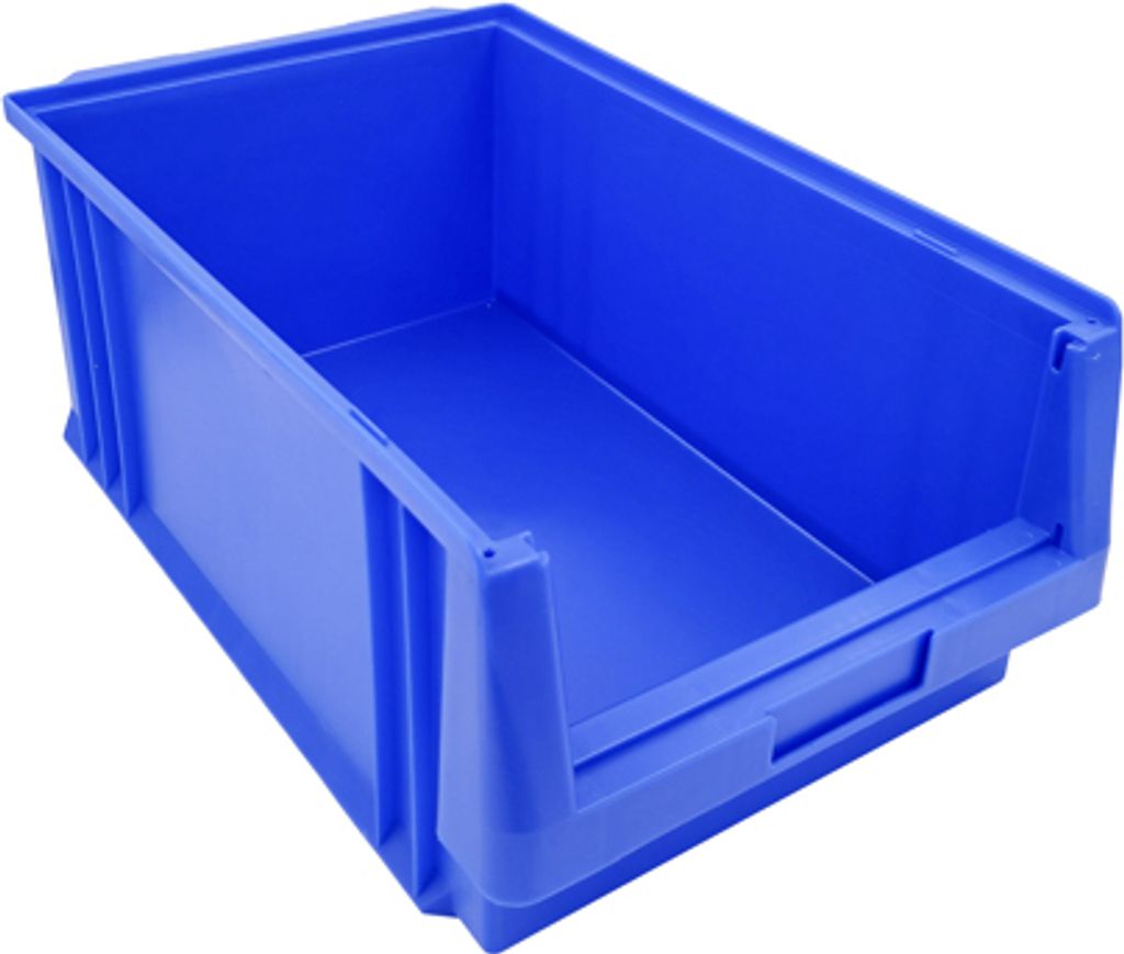 SuperSparSet 8x Sichtlagerbox Classic A | Blau | HxBxT 20x32x50cm | Polypropylen | Sichtlagerbehälter, Sichtlagerkasten, Sichtlagerkastensortiment...