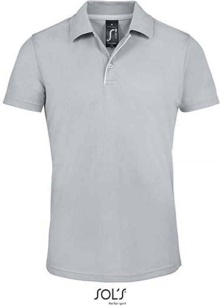 SOLs 01180 | Mens Sports Polo Shirt Performer - Farbe: Pure Grey - Größe: 3XL
