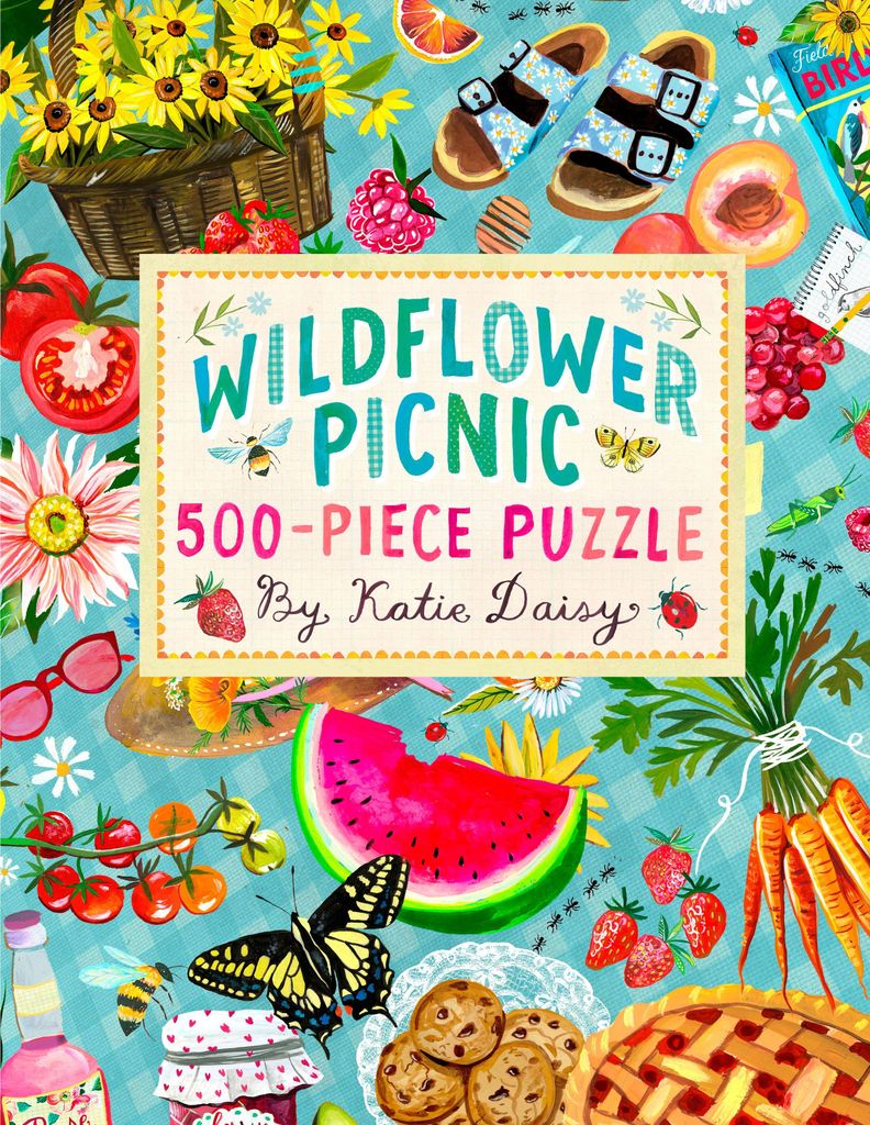 Wildblumen-Picknick 500-Teile-Puzzle