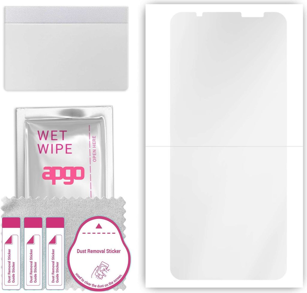 apgo Hydrogel Schutzfolie, Klar, kompatibel mit Asus ROG Phone 6, flexibele Displayschutzfolie, Folie mit Positionierhilfe, kratzfest, einfache Mon...