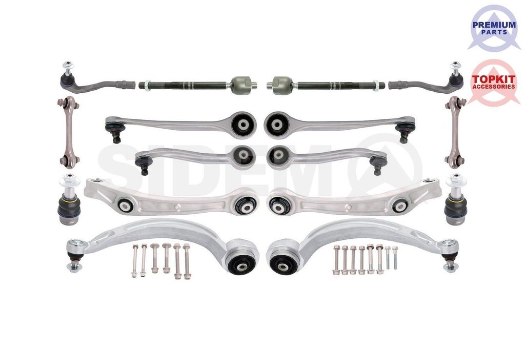 SIDEM 370070 Querlenker Reparatursatz für AUDI A6 Avant (4G5, 4GD, C7) Vorne