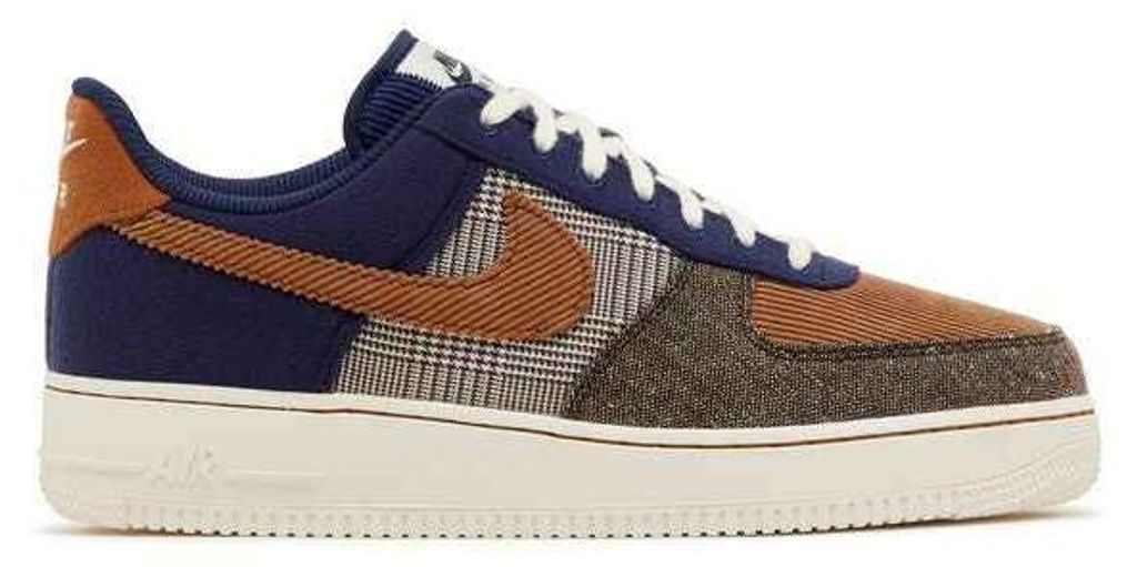 Nike Air Force 1 Low '07 PRM Tweed Midnight Navy Corduroy - EU: 42